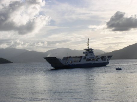 La barge vers Dzaoudzi